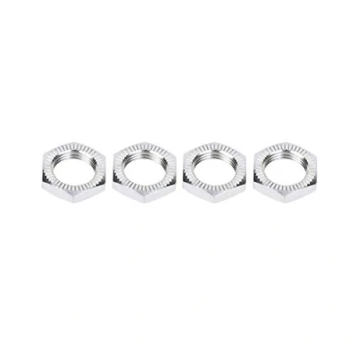 Immagine di VGEBY1 Dadi della Ruota dell&#039;automobile di RC, 1/8 chiave del dado 17mm lega alluminio RC (Argento) Accessori per auto in miniatura