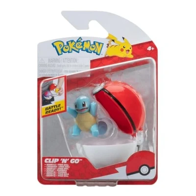 Immagine di PKW Clip &#039;N&#039; Go (Squirtle #3 con Poké Ball) W18
