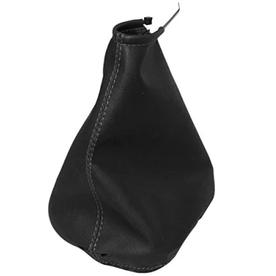 Immagine di AERZETIX Cuffia Soffietto per Leva del Cambio in Similpelle pelle Nero con Cuciture