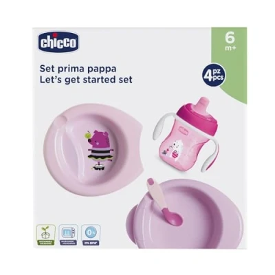 Immagine di CH Set Pappa Rosa C/Cucch.6m+