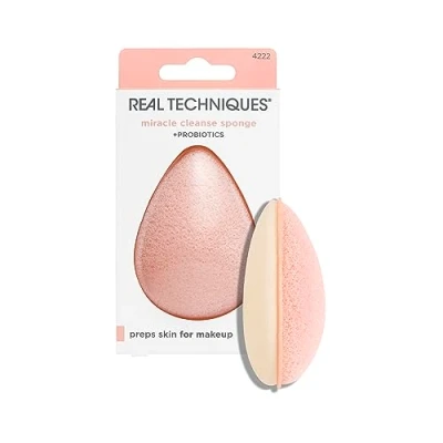Immagine di Miracle Pore Sponge: Esponja exfoliación con probióticos REAL TECHNIQUES