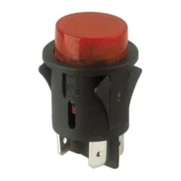 Immagine di Electro DH Interruttore/pulsante Unipolare ON Off Luminoso Rosso