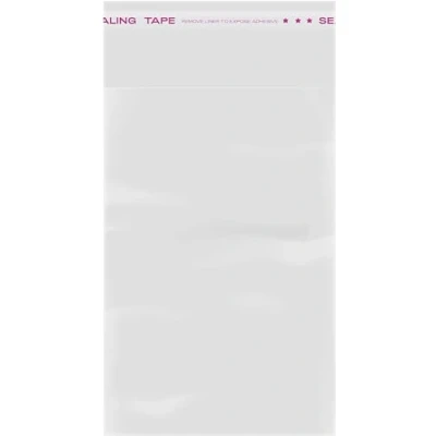 Immagine di IBOO 200 Confezioni di Sacchetti plastica OPP Adesivi Trasparenti/Sacchetto imballaggio per Biscotti, Gioielli, Caramelle (8 x 12 cm)
