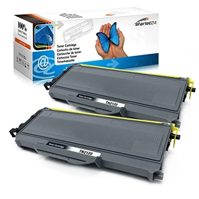 Immagine di 2x Toner Compatibili per Brother TN 2120 TN2120 DCP 7030 7040 7045N HL 2140 2150N 2170W 2170N MFC 7320 7320W 7340 7440N 7440W 7840W