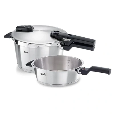Immagine di Fissler 602 410 11 000/0 Set di pentole a Pressione, Acciaio Inossidabile