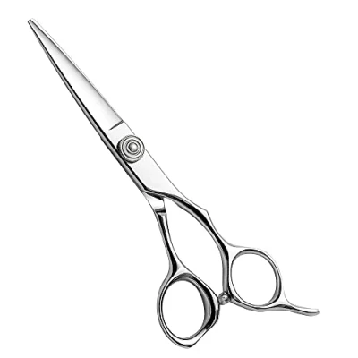 Immagine di AOLANDUO forbice professionale da parrucchiere 5,5 pollici Alto livello di acciaio AICHI fatto a mano parrucchieri Bordo rasoio/design offset per salone