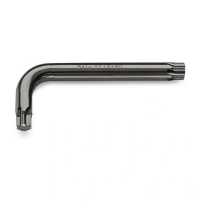 Immagine di Beta 97TX 40 Chiavi maschio piegateper viti con impronta Torx,brunite