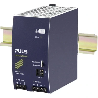 Immagine di PULS CPS20.481 Alimentatore per guida DIN 48 V/DC 10 A 480 W Num. uscite:1 x Contenuto 1 pz.