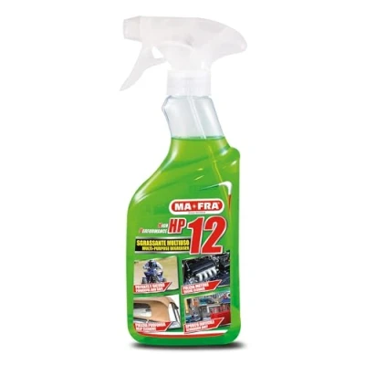 Immagine di Ma Fra, HP12, Sgrassatore Universale Multiuso con Formula Attiva, Adatto a Tutte le Superfici, Potente e Sicuro sulle Parti Trattate, Formato 500ml