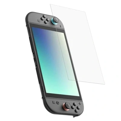 Immagine di Belkin TemperedGlass Pellicola Protettiva Antiriflesso per Nintendo Switch 2, durezza di 9H, sottile, antigraffio, anti impronte, include un supporto allineamento un&#039;applicazione senza bolle
