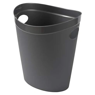 Immagine di Addis FlexiBin Cestino, Colore: Nero, Argento Metallizzato., 12 LTR