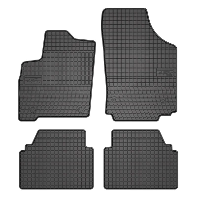 Immagine di FROGUM 543015 Set tappetino Gomma anteriore e posteriore 4 nero Su misura OPEL: Meriva B, A