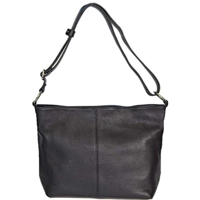 Immagine di LucieElle Borsa in pelle da donna a tracolla/borsa indossata spalla/borsa tracolla &quot;Rafaela&quot;, Nero