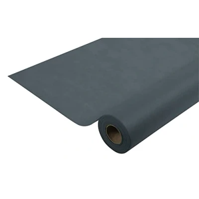 Immagine di Pro Nappe Cod. R781233I Tovaglia monouso in tessuto non Spunbond Rotolo 1,20 x 50,4 Mt pretagliato ogni 1,20m Materiale antistrappo, idrorepellente e facile da pulire Antracite