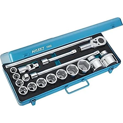 Immagine di Hazet Kit di chiavi a bussola metrico 3/4 (20 mm) 18 parti 1002