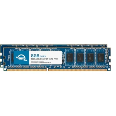 Immagine di OWC 16,0 GB (2X 8 GB) PC8500 DDR3 ECC 1066 MHz Kit di aggiornamento della memoria DIMM a 240 pin per Mac Pro e Xserve 2009