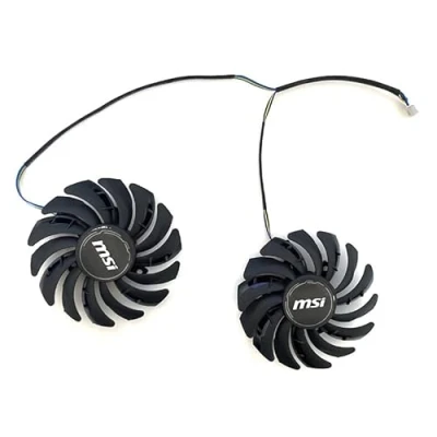 Immagine di 2PCS 87MM PLD09210S12HH RTX3060 Ti GPU Ventola for MSI RX 6700 XT GTX1650 1660 SUPER RTX 2060 3060 RTX3070 VENTUS Ventole di raffreddamento