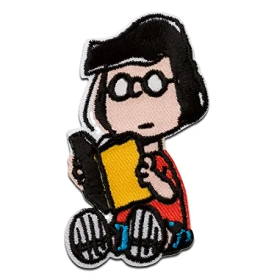 Immagine di Mono Quick Noccioline Marcie Toppe Termoadesive Patch Toppa Ricamate, Misura: 7,5 x 4,6 cm