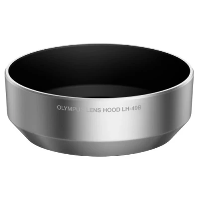 Immagine di Olympus LH 49B Paraluce per Obiettivo M.Zuiko Digital 25mm 1:1.8, Argento