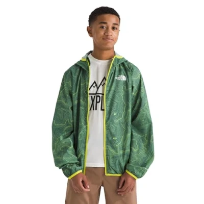 Immagine di THE NORTH FACE NF0A8ANM64T B TNF CYCLONE WIND JACKET Giacca Unisex Bambino DUCK GREEN TOPO PRI Taglia S