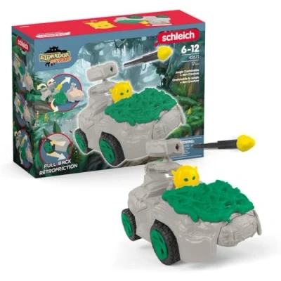 Immagine di schleich 42671 Crashmobile Giungla con Mini Creature, da 7 anni, ELDRADOR CREATURES Playset, 17 pezzi