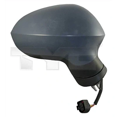 Immagine di Specchio retrovisore esterno Tyc 331 0071 Dx con la prima mano per regolazione elettrica specchio, convesso, termico SEAT: Leon II Hatchback