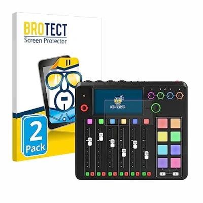 Immagine di brotect Pellicola Protettiva per Rode Rodecaster Pro II Protezione Schermo (2 Pezzi) [Trasparente, Anti Impronte]