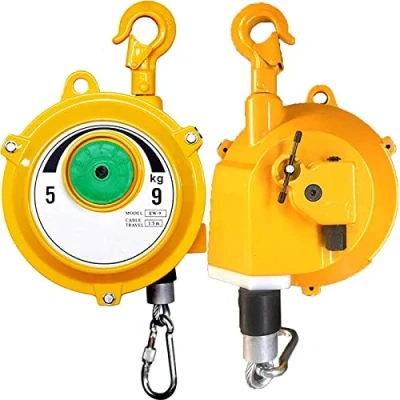Immagine di Bilanciatore a Molla Retrattile 1 3kg/3 5kg, 5 9kg Spring Balancer Autobloccante Supporto Balancer, Per Utensili Pneumatici, Fabbrica Catena Montaggio, Guscio in Acciaio(Size:5 9kg)