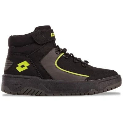 Immagine di LOTTO Nandu Fur K, Scarpe da Ginnastica, Nero/Rosso, 34 EU