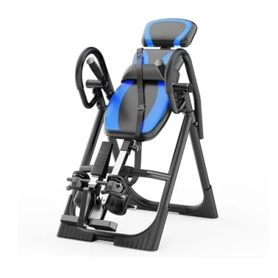 Immagine di Panca a Inversione Gravity Professionale con Poggiatesta Macchina di Robusta 4 Angoli Totale