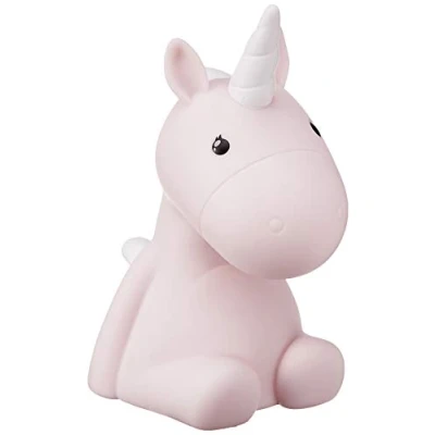 Immagine di [D]hink DHINK Luce notturna a LED per bambini con unicorno, colore rosa, lampada da notte cameretta dei e bambini, timer cambio di colore, DHINK338 02