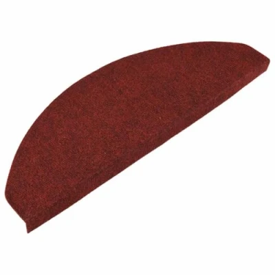Immagine di vidaXL Tappetini Autoadesivi per Scale 15 pz 65x22,5x3,5 cm Rossi