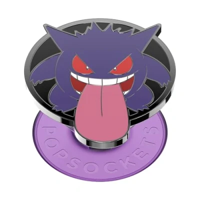 Immagine di PopSockets: PopGrip Supporto e Impugnatura per Telefoni Cellulari Tablet con un Top Intercambiabile Pokémon Enamel GITD Gengar Night Shade