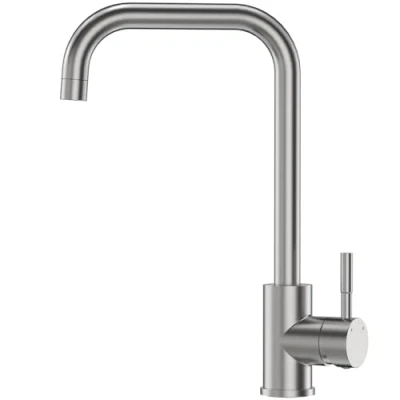 Immagine di CECIPA Rubinetto Lavello Cucina Acciaio inox, Miscelatore Monocomando per con Beccuccio Girevole a 360, Resistente alla Corrosione, Nichel spazzolato