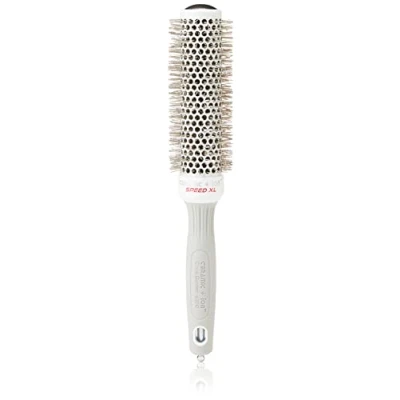 Immagine di Olivia Garden Ceramic + Ion Speed XL 35mm Spazzola con cilindro Extra Lungo per permettere di prendere delle sezioni più larghe capelli, Asciugatura rapida