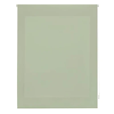Immagine di INTERBLIND Tenda avvolgibile trasparente, 80 x 175 cm (larghezza per altezza) avvolgibile, misura del tessuto, 77 170 traslucida verde pastello finestre