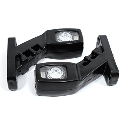 Immagine di 2 luci di posizione a LED per auto, rimorchi, autobus, camion, 3 colori, 12 V