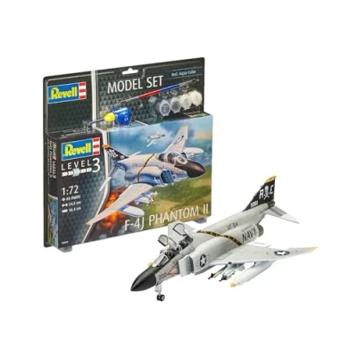 Immagine di Revell F 4J Phantom II Spielzeug Kit di Modellismo in Plastica, Scala 1:72, Colore Grigio, 63941
