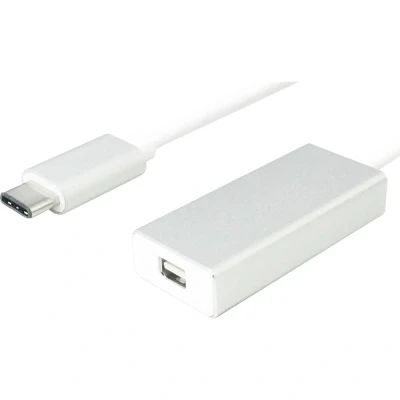 Immagine di Value USB C® / Mini DisplayPort Cavo adattatore Spina C®, Presa 0.10 m Argento (Metallizzato) 12.99.3225