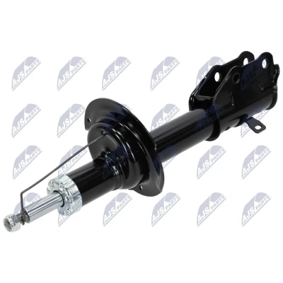Immagine di NTY A MZ 026 Ammortizzatore Assale anteriore Dx pressione del gas doppio tubo tipo McPherson Spina superiore, Collare inferiore