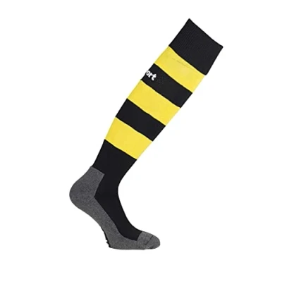 Immagine di uhlsport Team PRO Essential Stripe Socken, Calze da Uomo, Nero/Giallo Limone, 28 32