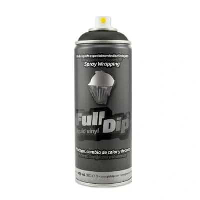Immagine di Spray Full Dip Nero opaco 400 ml Aerosol TiendaFullDip