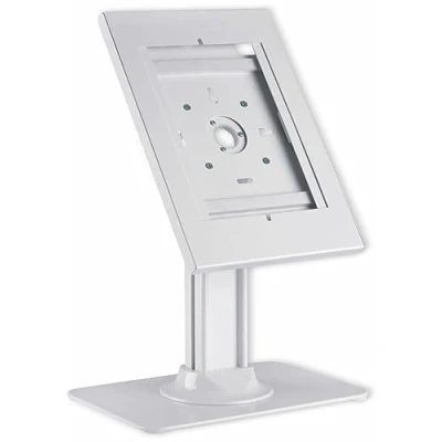 Immagine di PureMounts PDS 5911 Supporto con custodia in acciaio bloccabile per tablet Apple iPad 9.7 &quot;/ 10.2&quot; / Pro 10.5 Air 10.5&quot; (Gen 3) Samsung Tab A 10.1 &quot;2019, bianco