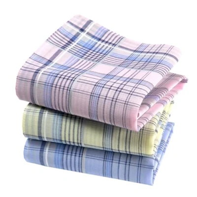 Immagine di Fazzoletti in tessuto da donna, 100% cotone pettinato, 35 x cm, 3 pezzi, modello P04