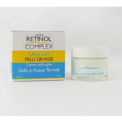 Immagine di CREMA ANTIRUGHE PER PELLI GRASSI CON ZOLFO E ACQUE TERMALI RETINOL COMPLEX 50 ml