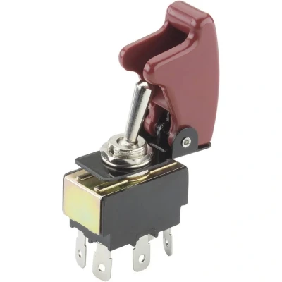 Immagine di TRU COMPONENTS 1587823 TC R13 28B 01/R17 10 Interruttore A levetta 250 V/AC 2 x On / Permanente 1 pz.