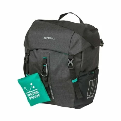 Immagine di Basil Einzelpacktasche 2179234770, Sacchetto Singolo. Unisex Adulto, Nero Melee, 9 L