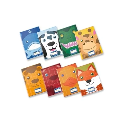 Immagine di Pigna, Maxi Quaderno Kids, f.to A4 21x29,7 cm., pagine 80 + risguardo, carta g/m², interno 0B, Righe per Terza Elementare, Copertine Assortite, 10 pezzi