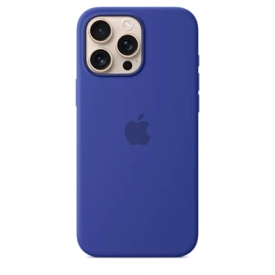 Immagine di Apple Silicone Back Cover Blu MagSafe iPhone 16 Pro Max