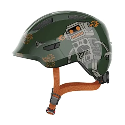 Immagine di Abus, Casco per Bambini ABUS Smiley 3.0 da Ciclista con una Vestibilità Avvolgente, Design Adatto ai e Spazio le Trecce, Ragazze Ragazzi